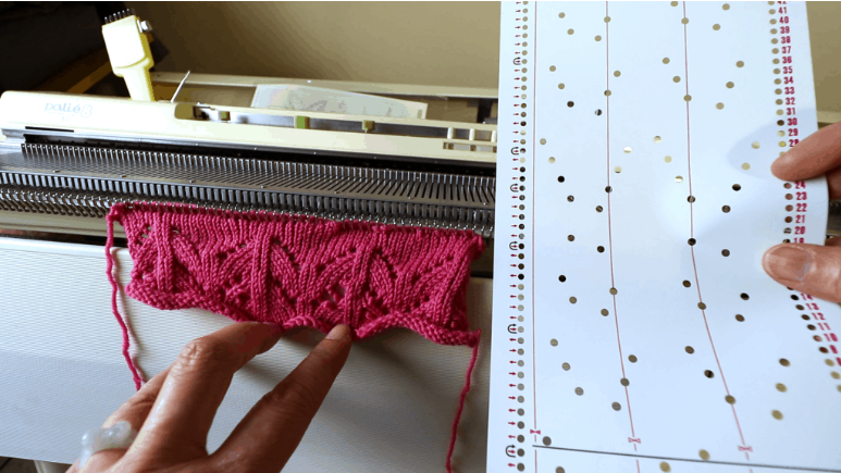 Punch Card Knitting Machine